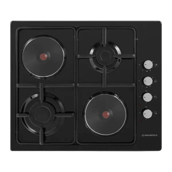 Комбинированная варочная панель MAUNFELD EEHE.64.5EB\KG Черный