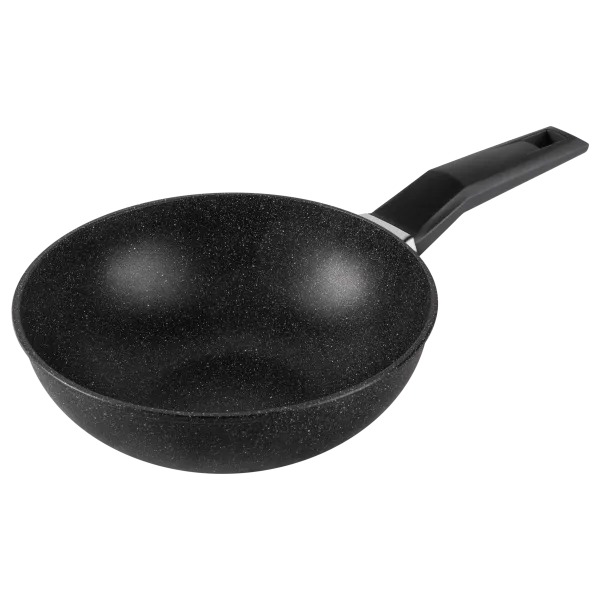 Сковорода вок MAUNFELD ELLA MF26EL01WF  из литого алюминия, 26 см