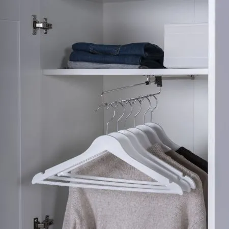 2.02.01.240.1 СИРИУС шкаф для одежды 2 двери и 1 ящик белый RU