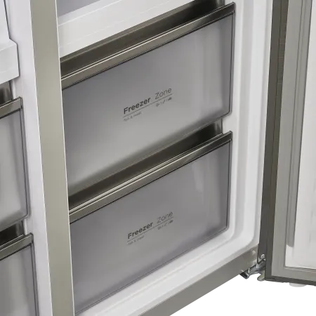 Холодильник с инвертором MAUNFELD MFF190NFD Нержавеющая сталь