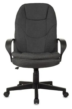 Кресло руководителя Бюрократ CH-868LT Fabric серый 38-417 крестов. пластик