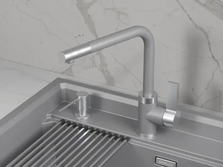 5504, ЧЕРНЫЙ, СМЕСИТЕЛЬ КУХОННЫЙ