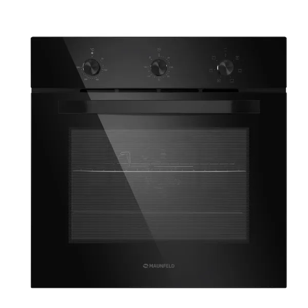 Шкаф духовой электрический MAUNFELD EOEС.586 Черный/черная фурнитура