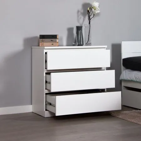 S00203 Варма 3 комод 80х77х40, белый