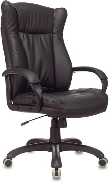 Кресло руководителя Бюрократ CH-879N черный экокожа крестов. пластик