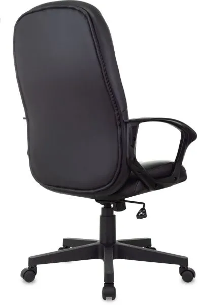 Кресло руководителя Бюрократ T-898 черный Leather Black экокожа крестов. пластик