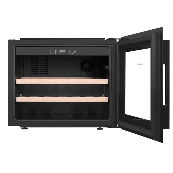 Винный шкаф встраиваемый MAUNFELD MBWC-62S28 Черный