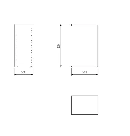 2.06.15.280.4 МАКС секция разделительная 75-100х36 серая