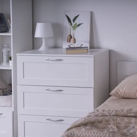 2.02.02.050.1 СИРИУС комод "3 ящика белый RU"