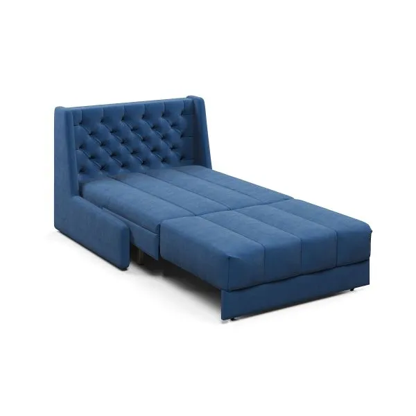 РИЧМОНД Складная кровать темно-синяя, 125