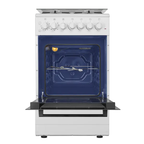 Газовая плита с электрической духовкой MAUNFELD MGC50EC02 Белый