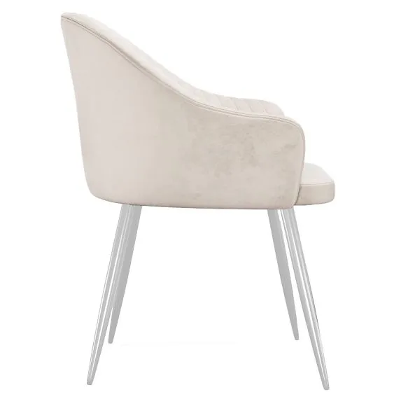 Стул DikLine 440М C103 крем, ножки белые