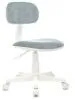Кресло детское Бюрократ CH-W201NX серо-голубой Light-28 крестов. пластик белый пластик белый