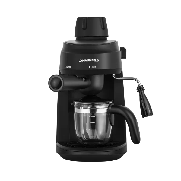 Кофемашина рожкового типа MAUNFELD MF-733BK Черный