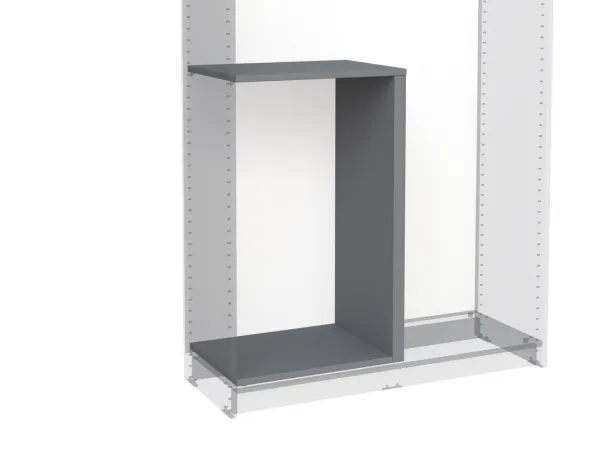 2.06.15.280.4 МАКС секция разделительная 75-100х36 серая