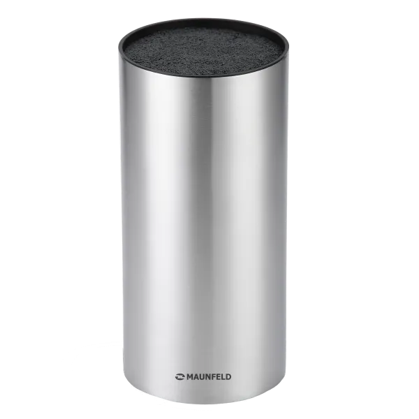 Подставка для ножей MAUNFELD ASTRID MF23ASTR11KS из нержавеющей стали, 23*11,5 см