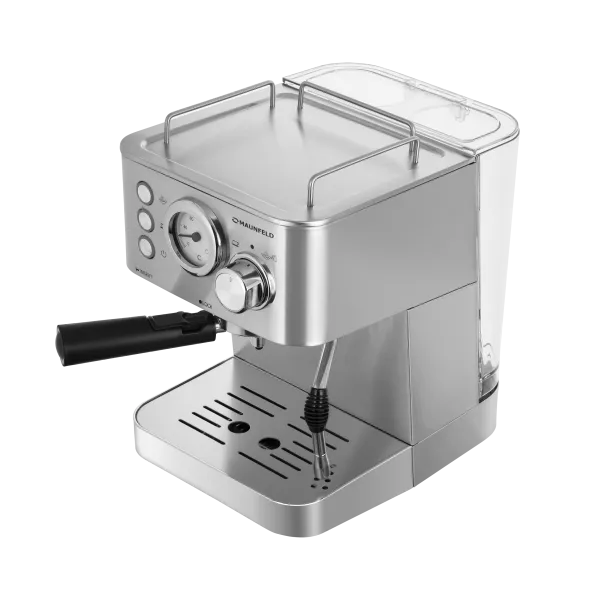 Кофемашина рожкового типа MAUNFELD MF-721S PRO Нержавеющая сталь