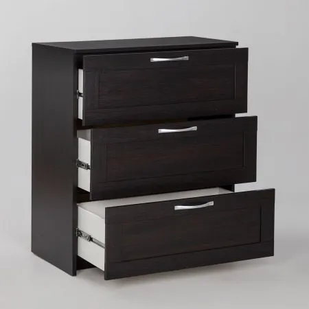 2.02.02.050.5 СИРИУС комод "3 ящика Дуб Венге RU"