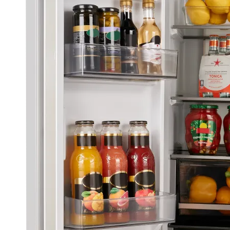 Холодильник с инвертором KITFit Pro MAUNFELD MFF190NFDSB01 Total NoFrost инвертор Черная нержавеющая сталь