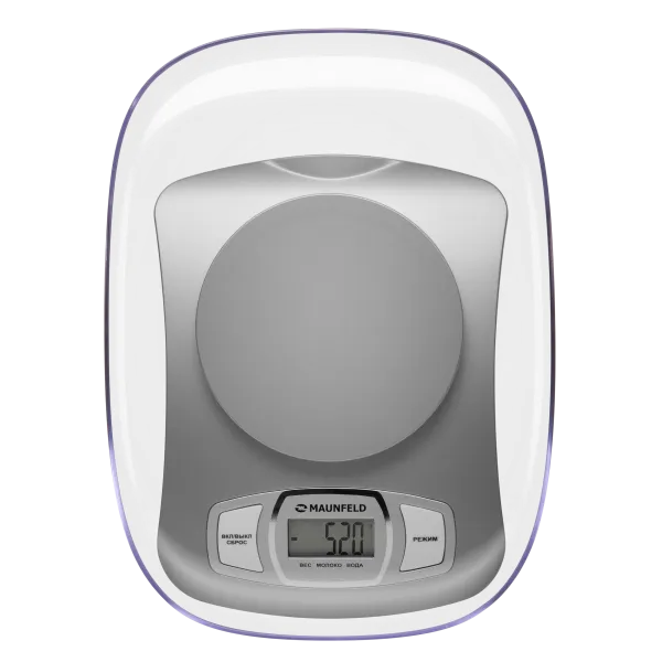 Кухонные весы с чашей MAUNFELD MKS-515P Серебристый