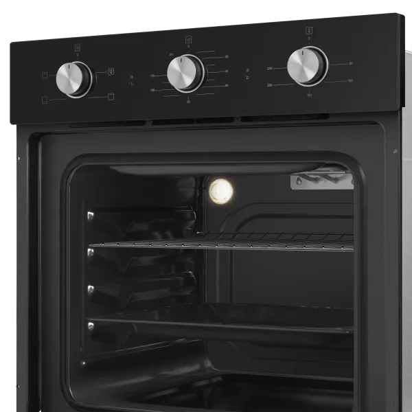 Шкаф духовой электрический MAUNFELD AEOC604 Черный/ Нерж. сталь