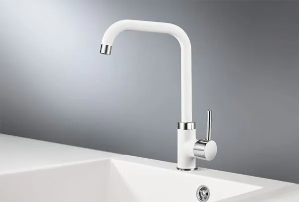 0041, АРКТИК (БЕЛЫЙ), СМЕСИТЕЛЬ КУХОННЫЙ