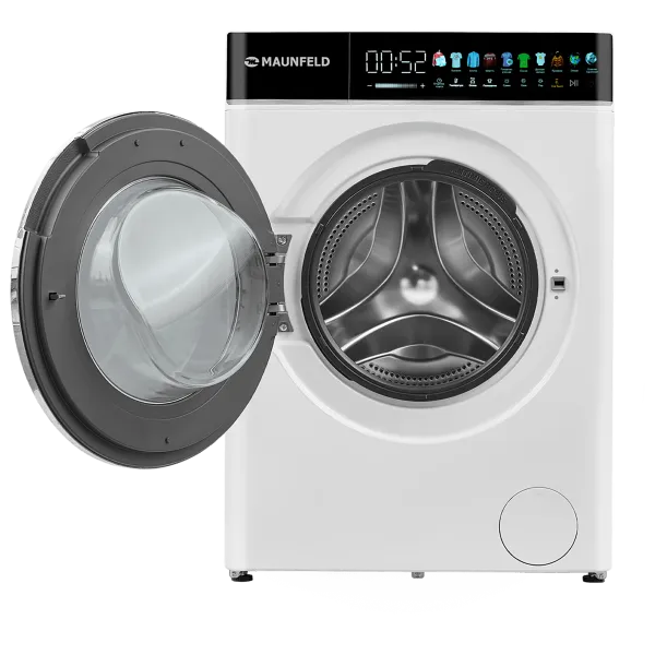 Стиральная машина c инвертором и паром MAUNFELD MFWM129WH05 Белый