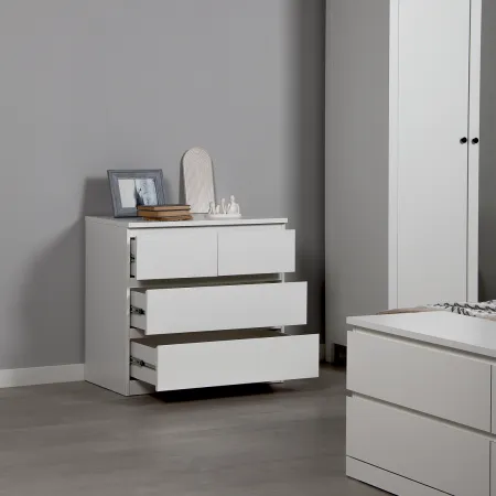 2.05.02.050.1 МАЛЬТА комод 2+2 ящика 80х76 белый RU