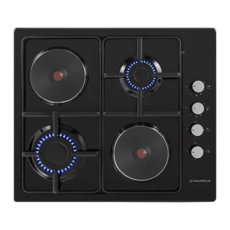 Комбинированная варочная панель MAUNFELD EEHE.64.5EB\KG Черный
