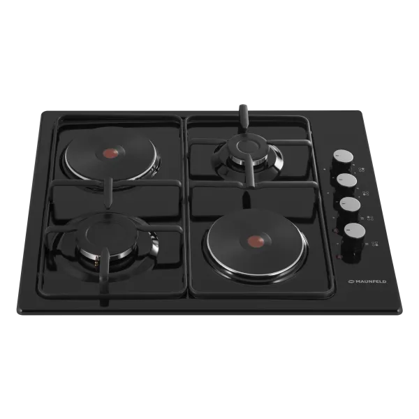 Комбинированная варочная панель MAUNFELD EEHE.64.5EB\KG Черный