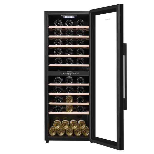 Винный шкаф MAUNFELD MFWC-201D77 Черный