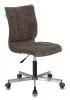 Кресло Бюрократ CH-330M темно-коричневый Light-10 крестов. металл хром