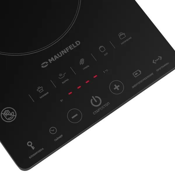 Электрическая стеклокерамическая плитка MAUNFELD EVCE.F291-BK Черный