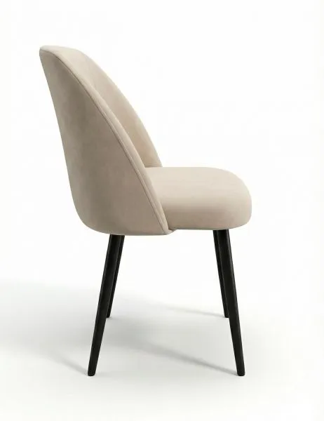 Стул DikLine 335 B03 BEIGE, ножки черные
