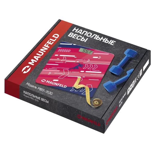 Напольные весы MAUNFELD MBS-153G Красный