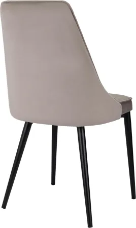Стул для дома Бюрократ CH-K4 т.бежевый Holland 61 металл черный на ножках (CH-K4_1/HL61)