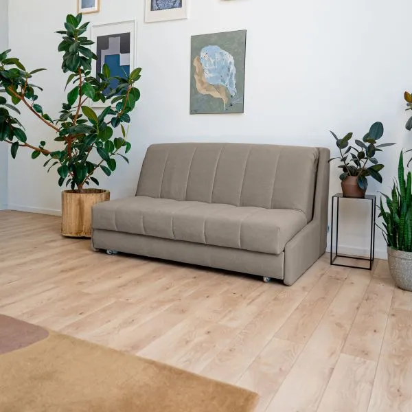 РИЧМОНД Складная кровать серо-бежевая, 200