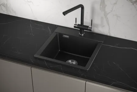 ES-4701, АРКТИК (БЕЛЫЙ), кухонная мойка, кварц, ESTETICA