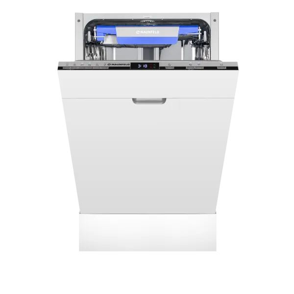 Посудомоечная машина с авто-открываниемMAUNFELD MLP45230 Light Beam Inverter Wi-Fi Нержавеющая сталь
