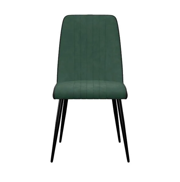 Стул DikLine 325 B10 GREEN , ножки черные