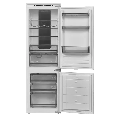 Холодильник-морозильник встраиваемый MAUNFELD MBF177NFWHGR Inverter Белый