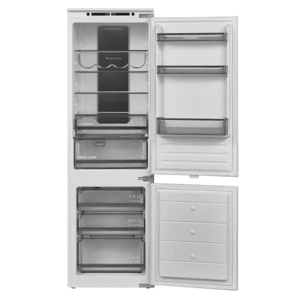 Холодильник-морозильник встраиваемый MAUNFELD MBF177NFWHGR Inverter Белый