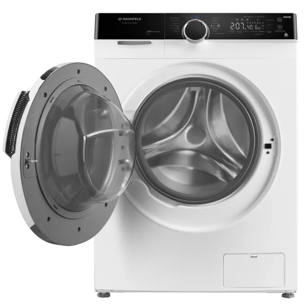 Стиральная машина с инвертором и паром MAUNFELD MFWM127STWH06 Белый
