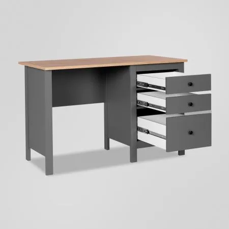 2.08.06.160.15 САГА стол письменный 120х56 серый/ясень