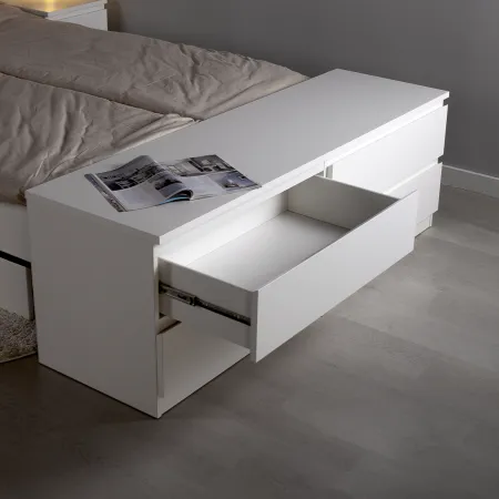 2.05.02.030.1 МАЛЬТА комод 4 ящика 160х54 белый RU