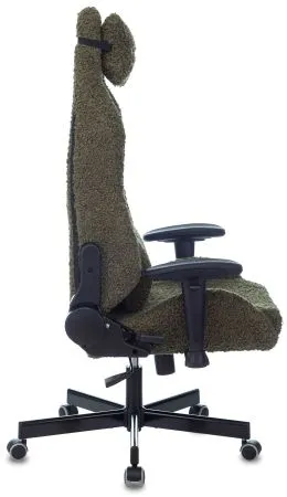 Кресло игровое Knight T1 хаки экомех с подголов. крестов. металл