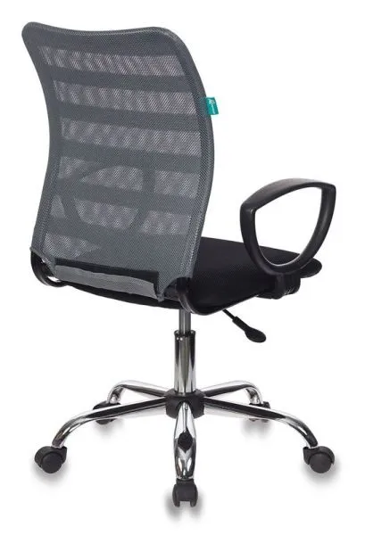 Кресло Бюрократ CH-599AXSL серый TW-32K03 сиденье черный TW-11 сетка/ткань крестов. металл хром