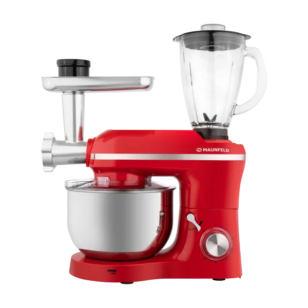 Кухонный комбайн 3в1 MAUNFELD MF-433CH PRO Вишневый
