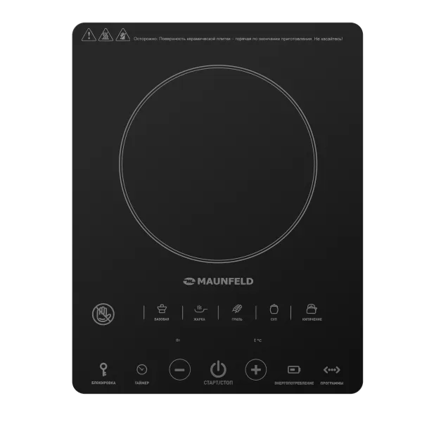 Электрическая стеклокерамическая плитка MAUNFELD EVCE.F291-BK Черный