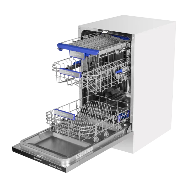 Посудомоечная машина с лучом на полу MAUNFELD MLP-08B Нержавеющая сталь